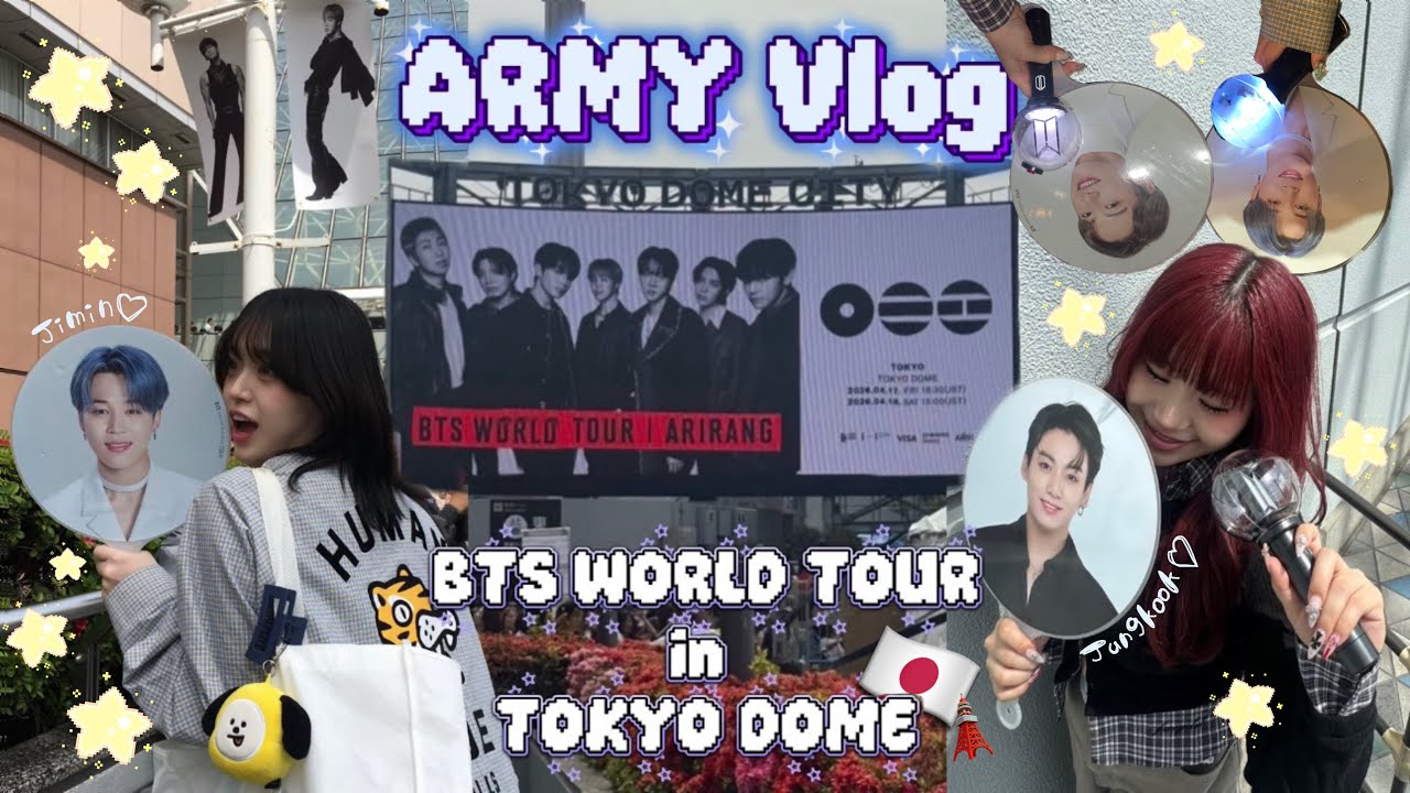 【BTS】ついにこの日が‼️7年ぶりの日本ライブが楽しすぎた😭💜【ARMY】【vlog】
