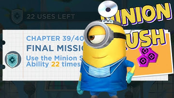 Minion Rush Final Mission Despicable Ops Chapter 39/40 Doctor Carl minion run walkthrough gameplay