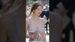 Beautiful Korean Woman in Sheer clothing..Hermosa Modelo Coreana con Transparencia