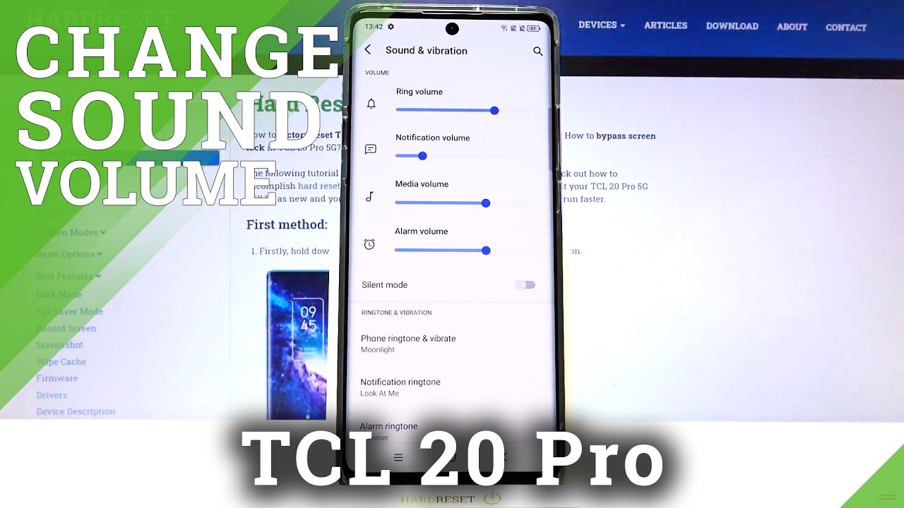 how-to-adjust-ringtone-volume-on-tcl-20-pro-5g-volume-settings-youtube
