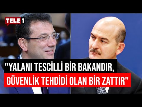 İmamoğlu, Soylu'ya ateş püskürdü: Lafa bakarım laf mı diye, adama bakarım adam mı diye!