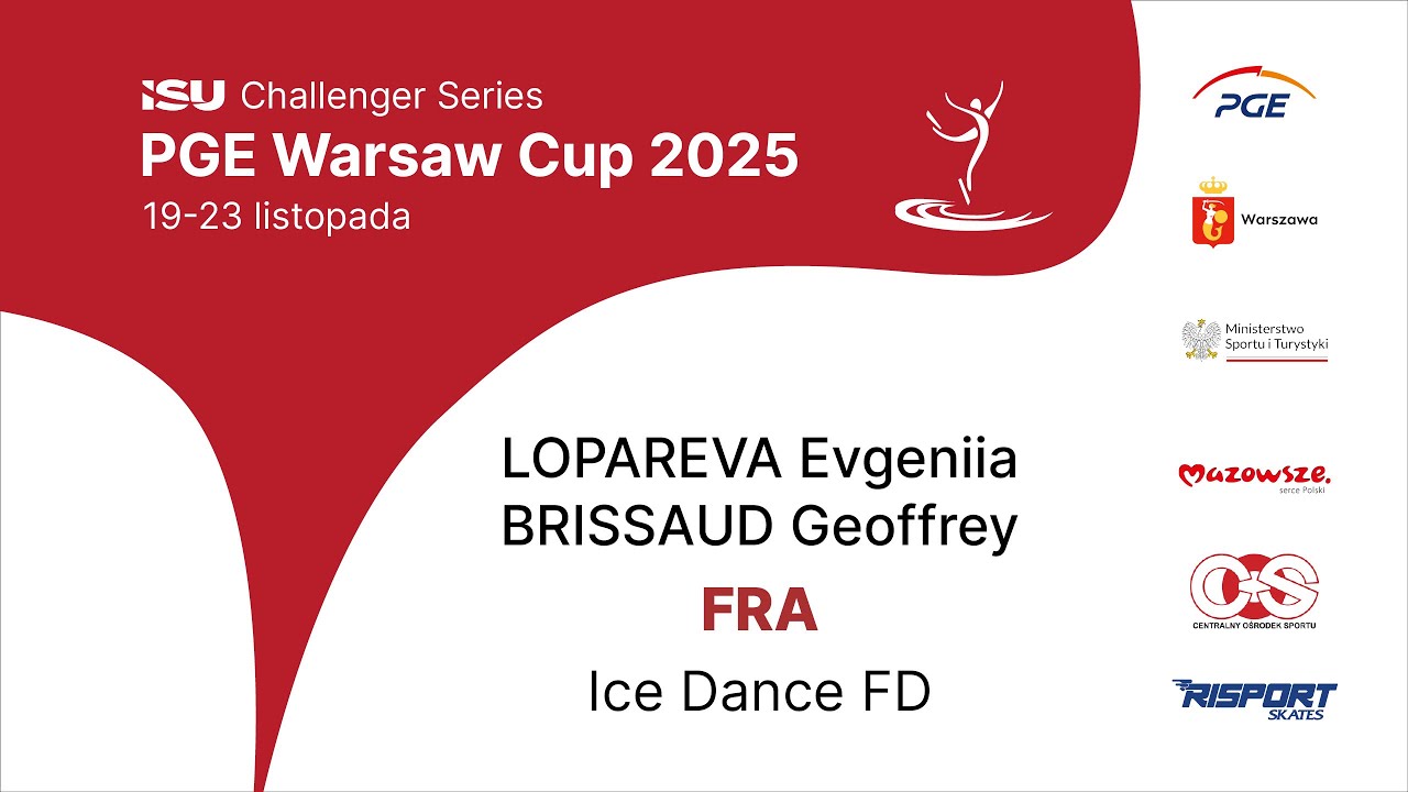 #25 Evgeniia LOPAREVA   Geoffrey BRISSAUD FRA   ID S FD   CSPOL2025