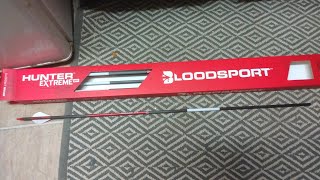BLOODSPORT HUNTER EXTREME BR CARBON ARROW REVIEW!!!!!