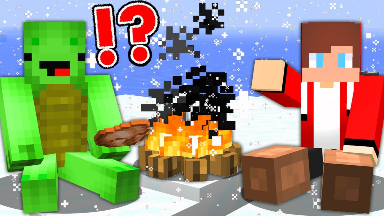 JJ And Mikey Survive 100 DAYS In The ARCTIC In Minecraft JJ Mikey jj-and-mikey-survive-100-days-in-the-arctic-in-minecraft-jj-mikey