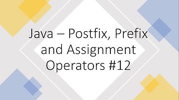 Java - Postfix, Prefix and Assignment Operators #12