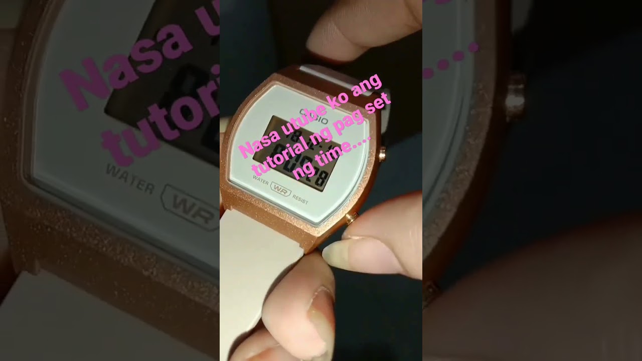 basic casio set time