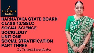 Class 10 | Karnataka State Board | Sociology | Unit 1 | Social Stratification | Part 3 screenshot 1