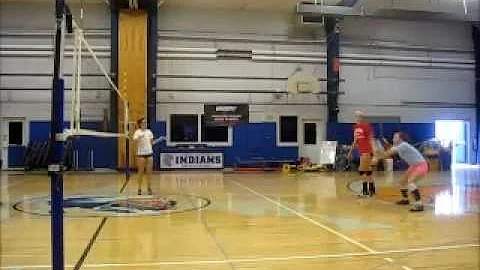 Alexis Gibbs Volleyball Skills video