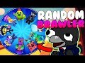 RANDOM BRAWLER CHALLENGE! - Brawl Stars