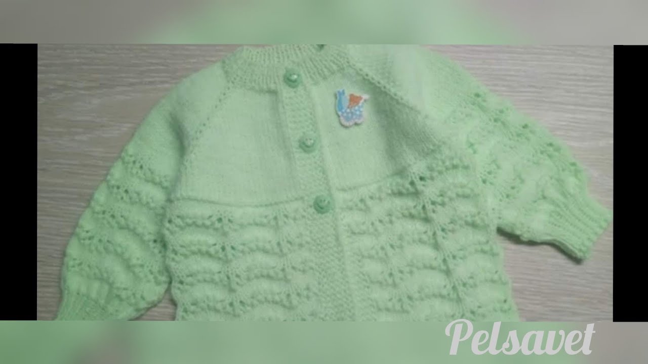 chompa para #bebe a #dos agujas paso a paso | #tutorial ♡ part. 2 - YouTube