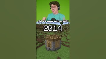 Old vs New Minecraft😱 #reaction