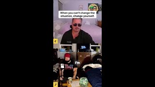 When you can't change the situation, change yourself.