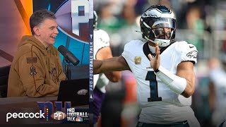 Philadelphia Eagles' passing game flies high vs. Minnesota Vikings | Pro Football Talk | NFL on NBC
