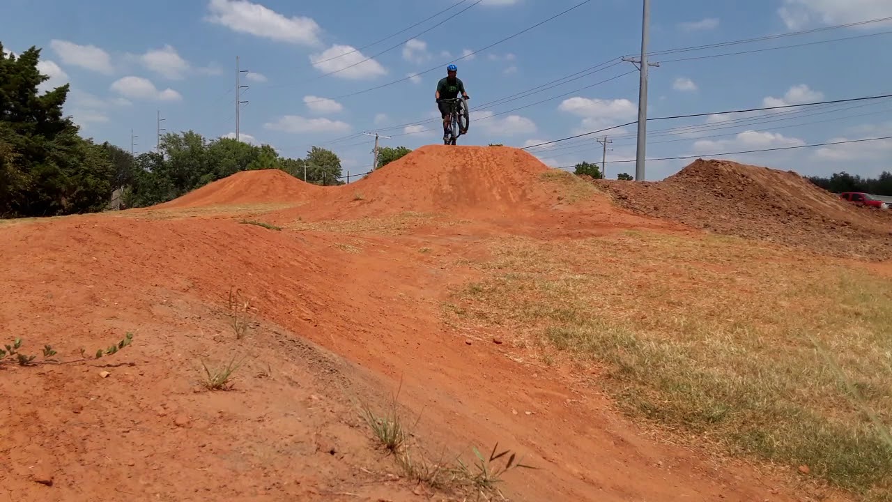Creekside bike park in Norman ok