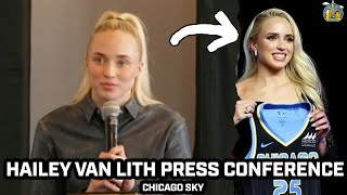 Hailey Van Lith is WELCOMED to Chicago Sky, WNBA in Introduction Press Conference
