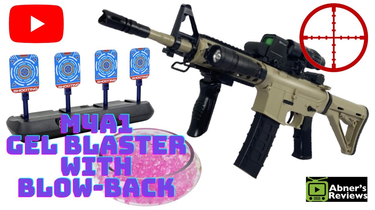 M4A1 Gel Blaster Full Assembly Unboxing and Review by Abners