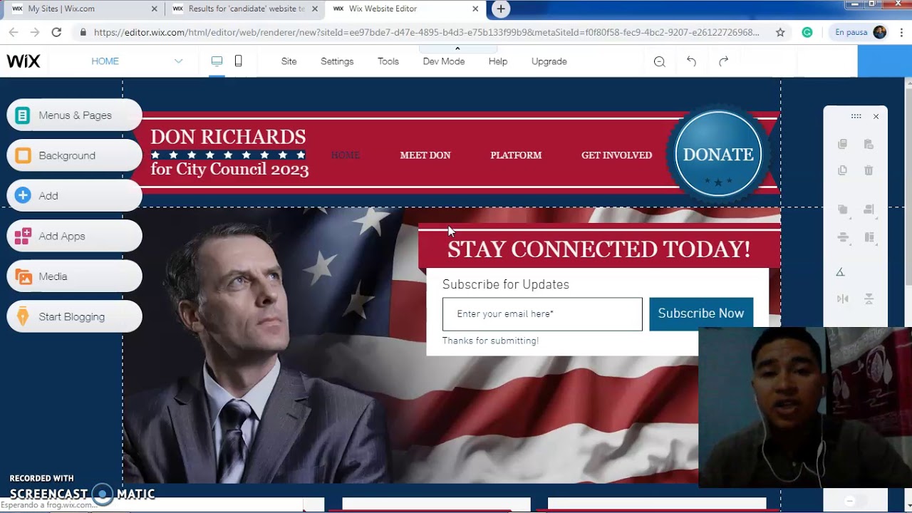 Web 2.0 Tools - How to use Wix