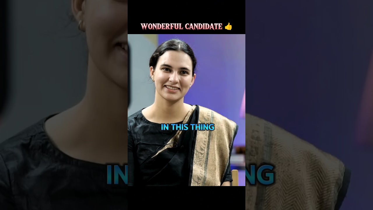 YOU ARE A WONDERFUL CANDIDATE