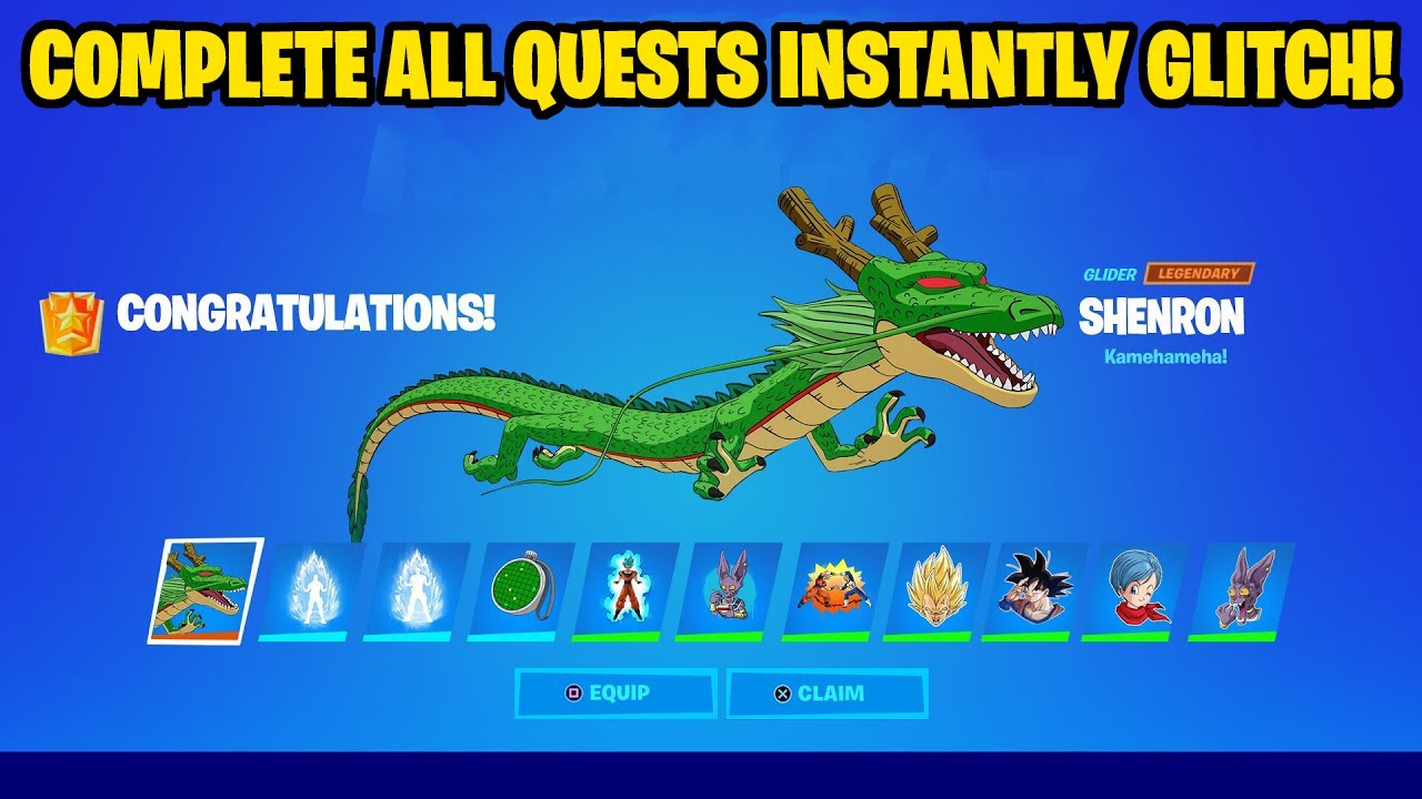 GLITCH! HOW TO COMPLETE ALL DRAGON BALL POWER UNLEASHED QUESTS INSTANTLY!