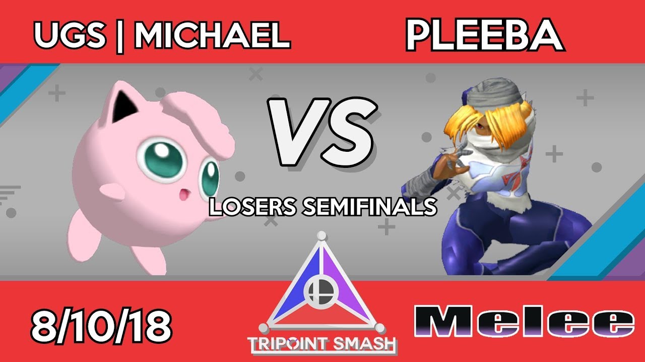 UGS | Michael (Jigglypuff) vs Pleeba(Sheik) - Tripoint Smash 23 Loser's Semifinals - YouTube