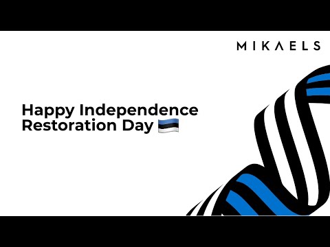 Video: How Estonia Celebrates The Restoration Of Independence Day