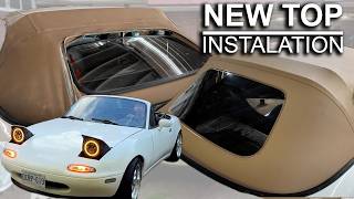 Replacing the soft top on 1994 Mazda Miata MX5 screenshot 2