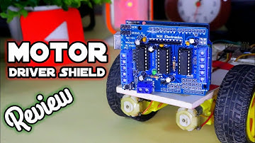 Motor Driver Shield for Arduino Uno Review in Bangla