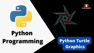 Animated Star With Python Programming | Python Turtle Graphics | Code Marathi