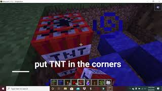 how to make an exploding tree in Minecraft!!