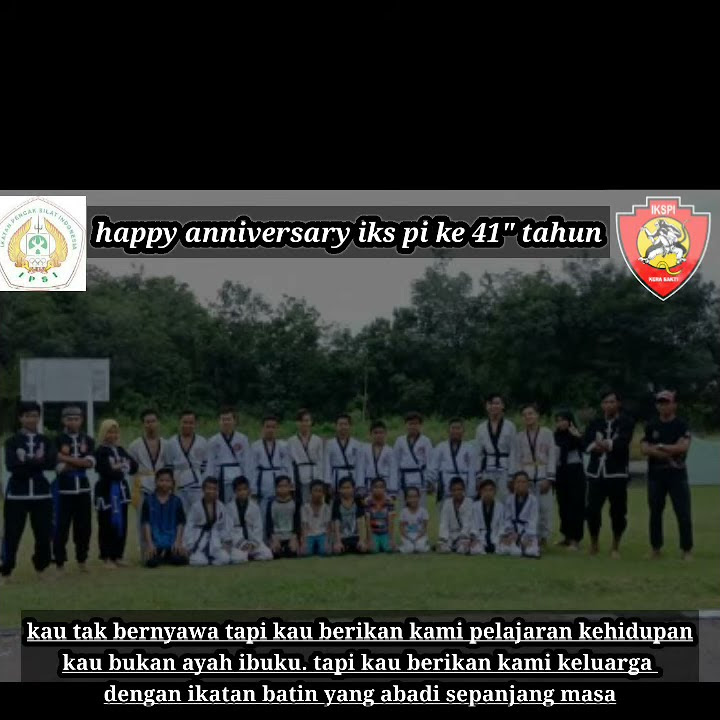 HAPPY ANNIVERSARY IKSPI KERA SAKTI KE 41 TAHUN