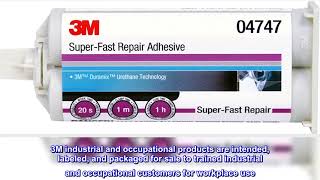 3M™ Super Fast Repair Adhesive 04747, Amber, 47.3 mL | Melton Paint
