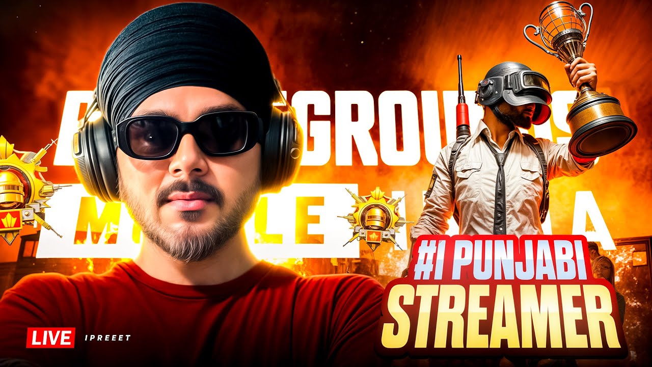 PUNJAB #1 BGMI STREAMER OR WOT 😍 , IPREEET IS LIVE