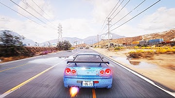 GTA 5 - Nissan Skyline R34 8k Resolution Ray Tracing 2021 Ultra Graphics Mod RTX 3090 Ultra Settings
