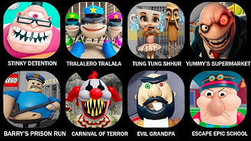 ROBLOX:TRALALLERO TRALALA FAMILTY PRISON RUN,ESCAPE EVIL GRANDPA, TUNG TUNG SAHUR PRISON RUN#roblox