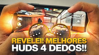 ✅MOVI DE EMULADOR MELHORES HUDS DE 4 DEDOS PARA FREE FIRE EM 2023 ?? HUDS INSTAPLAYERS