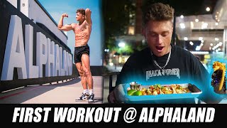 FIRST WORKOUT AT ALPHALAND | ADAM BUNNELL | GET TO KNOW ME