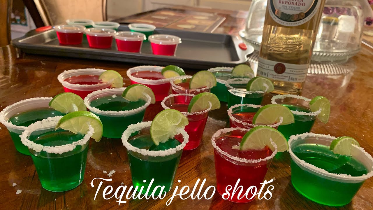 Gelatinas con tequila (tequila Jell-O shots) - YouTube