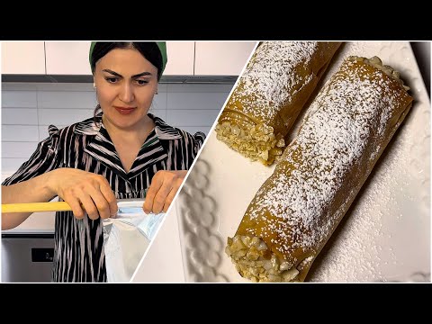 Tubes with custard, a very tasty and quick to prepare recipe/Трубочки с заварным кремом