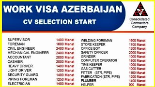 Uregent Required For Azerbaijan 🇪🇪 2024 ¦¦ Electricain ¦ Helper ¦ Plumber ¦ Mason ¦¦ Azerbaijan Jobs