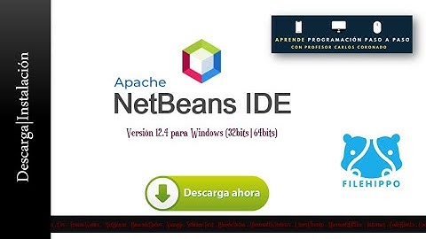 Curso Rápido | Descarga/Instalación Apache Netbeans IDE Versión 12.4 | Windows 32bits/64bits