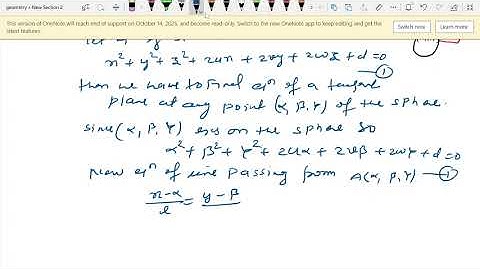 Sphere | Lecture 13 | Tangent Plane and Its Equation | Thinkers Academy | Nikhil Sir