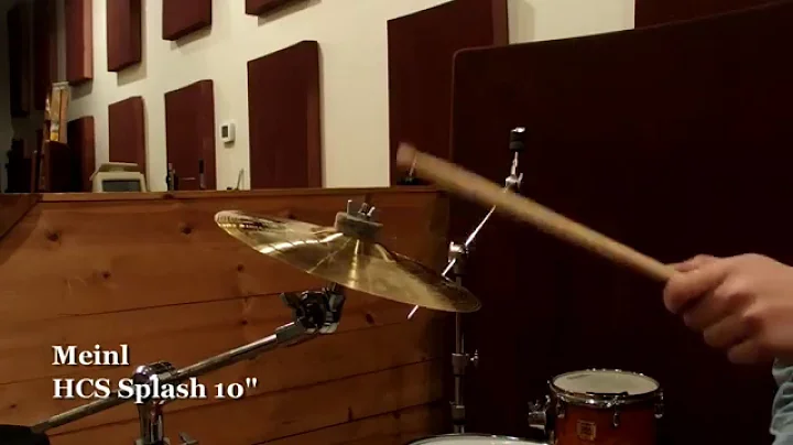 Meinl 10" HCS Splash Cymabl Demo