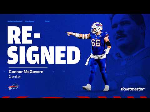 Instant Reaction: Connor McGovern After Re-Signing With The Buffalo Bills!  - YouTube