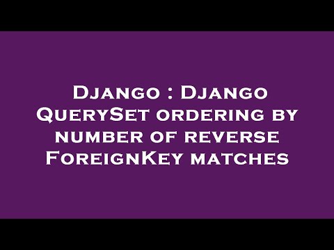 Django : Django