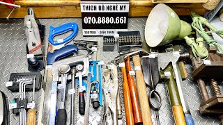 Công Cụ Mỹ: Cưa Mỹ, Kìm bấm Mỹ, Đèn bàn, Đóng số. [CLIP M64]  Ngày 24-12-2023 - 070.8880.661