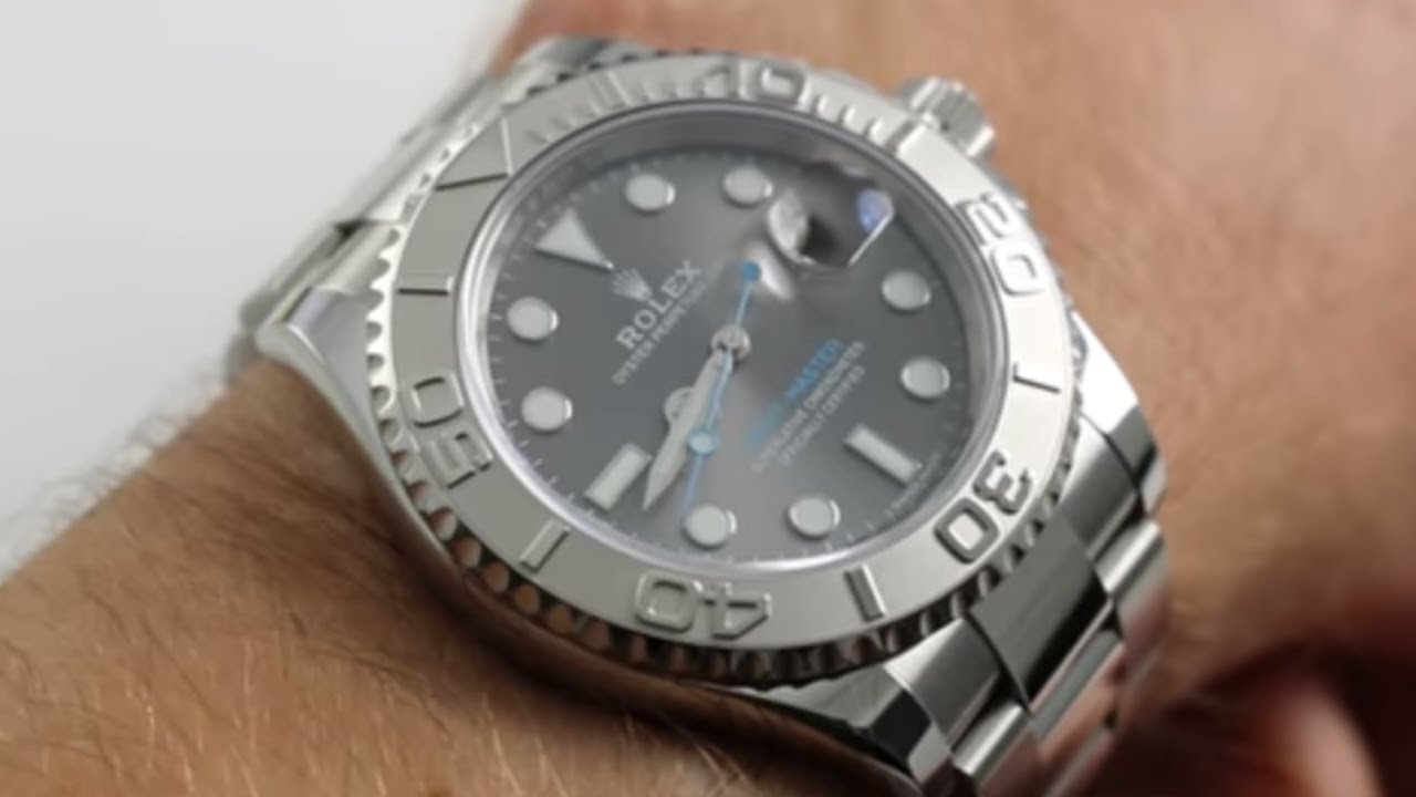 rolex yacht master silver dial