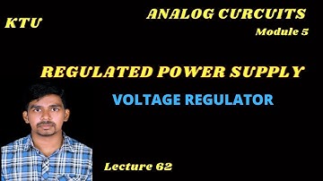 REGULATED POWER SUPPLY || VOLTAGE REGULATOR INTRODUCTION || MALAYALAM