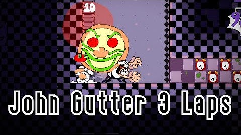 pizza tower : John Gutter but theres 3 laps