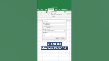¿Cómo grabo una MACRO en EXCEL? 🤔