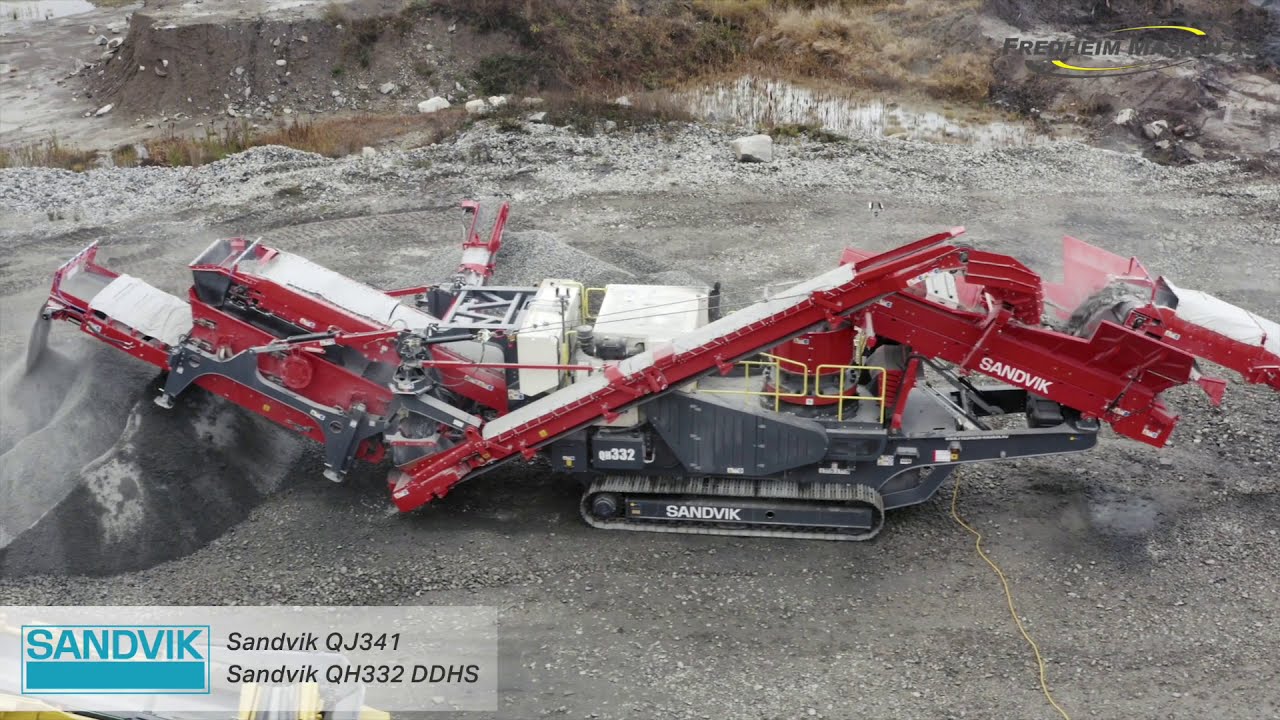 Sandvik QJ341 &  QH332 DDHS - Fredheim Maskin Oktoberdager 2020